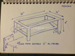 Sketches for the frame