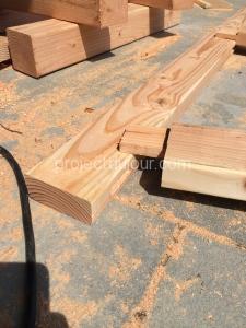 DIY wood dining table