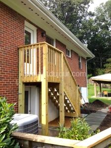 DIY Deck Stairs - Finished